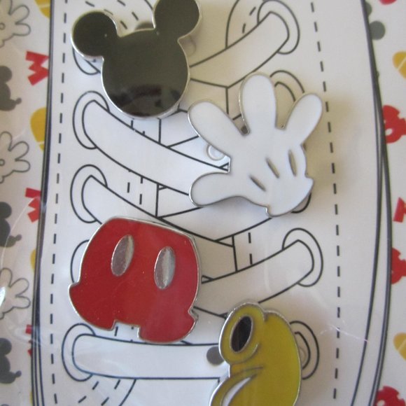 Disney Parks Mickey 4 Pcs Shoelace Charms - Picture 2 of 3